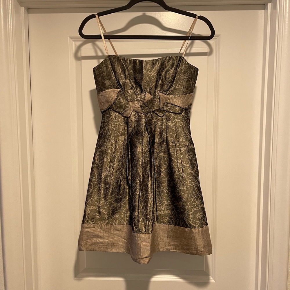 BCBG Strapless Mini Dress with Pockets